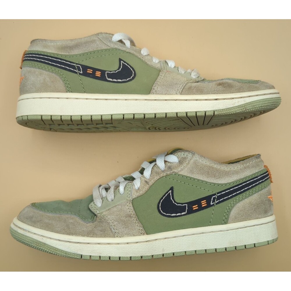 Air Jordan 1 SE Craft Low Light Olive Men's Sz 8 - Picture 10 of 13